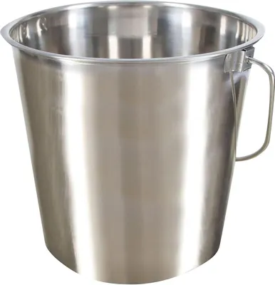Produktbild von Eimer 8,5 Liter aus rostfreiem Stahl - Große Kapazität
