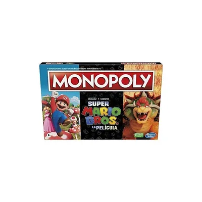Produktbild von Monopoly Brettspiel basierend auf dem Super Mario Bros Film - Inklusive HASBRO Bowser Spielstein