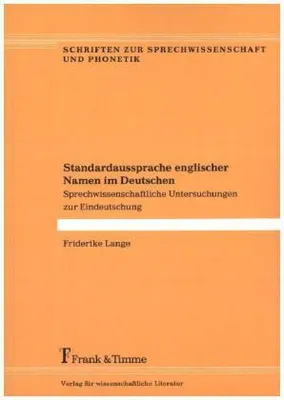 Obrázek produktu pro Standardaussprache englischer Namen im Deutschen