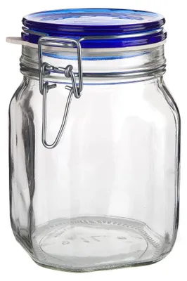 Produktbild von BORMIOLI Einmachglas FIDO Blau 1 l