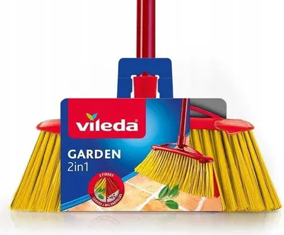 Zdjęcie produktu dla Miotła Vileda 4023103105140 Outdoor Twarde włosie Czerwony, Żółty