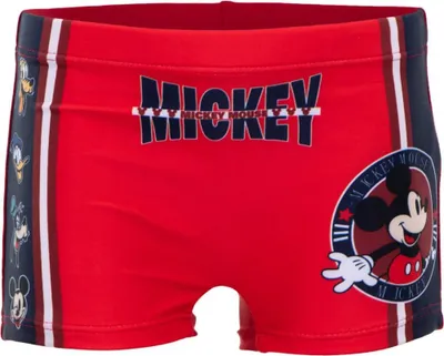 Produktbild von Mickey Maus and Friends Kinder Badehose Shorts – Rot / 128