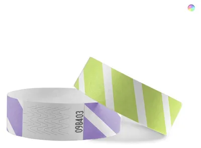 Immagine prodotto di Braccialetti a righe CombiCraft Blanco Tyvek mix di colori - 100 pezzi