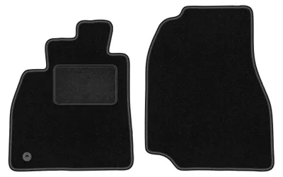 Imagen del producto de Alfombrillas delanteras de moqueta para Toyota Land Cruiser J100 1998-2007 (todoterreno) – 2 piezas, negras, a medida – Wielganizator LUX