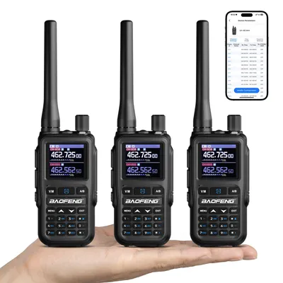 Immagine prodotto di BAOFENG GT-5R: mini radio portatile a due bande (VHF/UHF), potenza 5W, con programmazione tramite app
