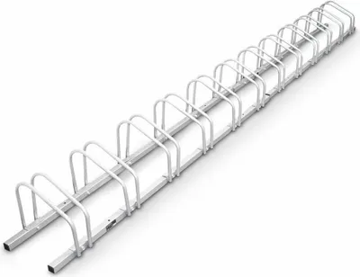 Produktbild von Bituxx 12er Fahrradständer Silber MS-18069