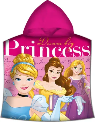 Zdjęcie produktu dla Ponczo kąpielowe dla dzieci Księżniczki Disney 100x50 cm