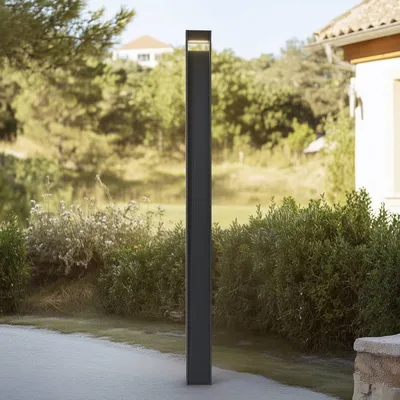 Produktbild von Lucande LED-Außenleuchte Tavion, 230 cm, anthrazit, IP65
