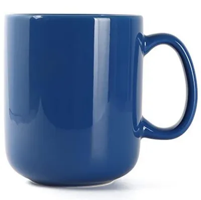 Produktbild von Große Keramiktasse 600ml Blau für Tee Kaffee Suppe Spülmaschinenfest Mikrowellengeeignet