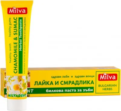 Obrázok produktu pre Milva zubná pasta s harmančekom a sumakom, 75ml