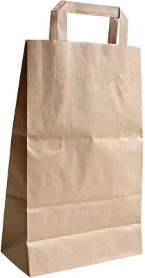 Produktbild von Papier-Tragetasche 70g/qm 22x11x36cm braun VE=250 Stück