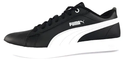 Immagine prodotto di Scarpe sportive Puma Smash da donna, ideali per l'allenamento, nere, adatte anche per il tempo libero
