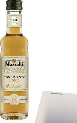 Produktbild von Mazzetti Condimento Bianco mit Honig (250ml Flasche) + usy Block