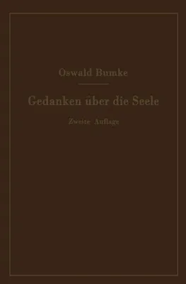 Obrázok produktu pre Gedanken über die Seele