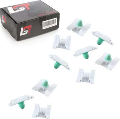 Produktbild von 10x Zierleiste Stoßleiste Karosserie Befestigung Clips für VW GOLF III 3