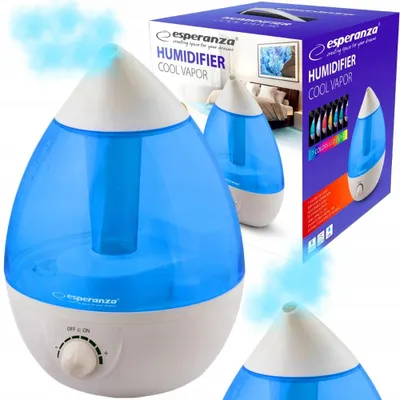 Obrázek produktu pro Zvlhčovač vzduchu o objemu 2,6 litru, s 7barevnou LED, nastavitelným množstvím páry, tichý provoz, automatické vypnutí, vhodný pro místnosti do 40 m²