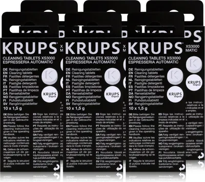 Produktbild von Krups Reinigungstabletten XS3000 für Espresseria Automatic 10x1,5g (6er Pack)
