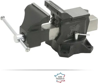 Image de Étau en fonte sur base tournante PEUGEOT, 125 mm