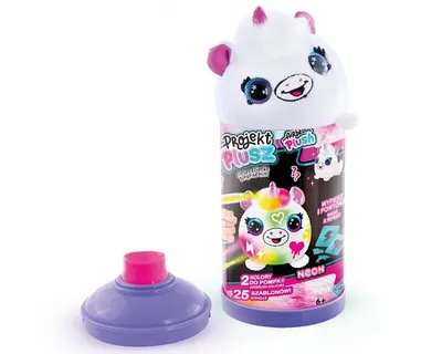 Image de Plush Project Kit - 1 pack - NEON - Peluche avec accessoires dans un tube
