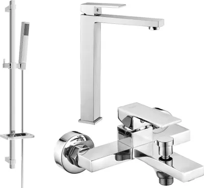Immagine prodotto di Mexen Uno DQ77 set da bagno, cromo - 71413DQ77-00