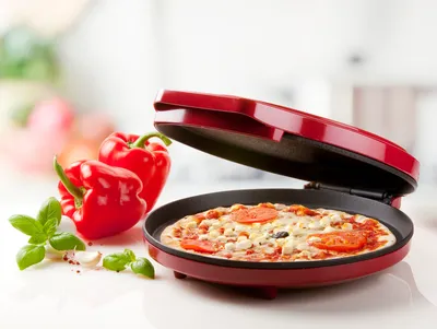 Produktbild von Domo DO9177PZ 1Pizza/Pizzen Rot Pizzamacher/Ofen (DO9177PZ)