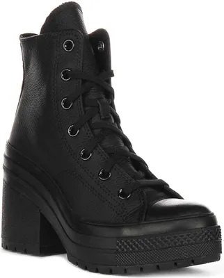 Zdjęcie produktu dla Converse Chuck 70 De Luxe A06145C in schwarzem Leder - 5.5 UK - 38 EU - 5.5M/7.5F US / Black