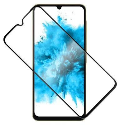 Productafbeelding van Beschermend gehard glas FIXED, volledig dekkend, voor de Samsung Galaxy A06s, zwart