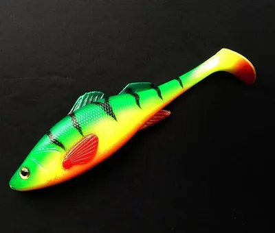 Produktbild von Jackson The Perch 18cm Fire Perch Gummifisch