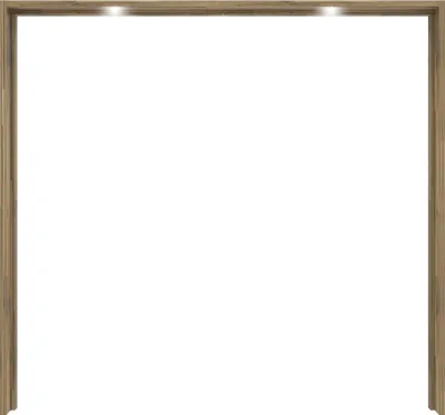 Produktbild von Passepartout >Passepartout< in Stabeiche - 231,1x215,9x23,8cm (BxHxT)