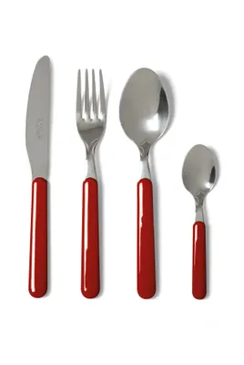 Produktbild von Excelsa Besteckset Of 24 Stück Fashion Stahl Rot