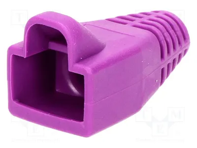 Immagine prodotto di 3 protezioni per connettori RJ45 da 6 mm, colore: assortiti. Codice prodotto: MHRJ45SRB-P. Connettori RJ