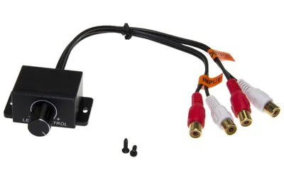 Produktbild von Bass Sound Steuerung Adapter control Cinch Car Auto Radio Audio Pegel Regler