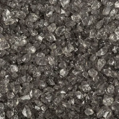 Produktbild von 1kg Glasgranulat 2-4mm Dekogranulat Glassteine Glassplitter Dekoglas dunkelgrau