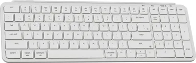 Produktbild von Keychron B2 Pro Ultraflache kabellose Tastatur mit ZMK-Anpassung, QWERTY US ANSI, 3-Modus Bluetooth/2,4 GHz/Kabel, Ivory White
