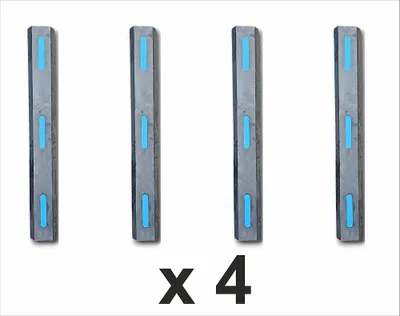 Immagine prodotto di Marina Black 12 Set di 4 - parabordo per pontile, parabordo per barche per proteggere motoscafi, barche, moto d'acqua, yacht 98x12x6cm SUPERHIT DELLA STAGIONE 2024