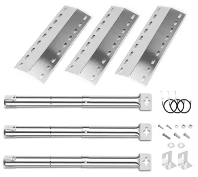 Produktbild von Universelle Abdeckungen und Ersatzteile für verschiedene Grillgeräte – 39,5 x 15 cm – 3 Stück