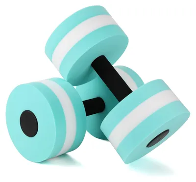 Image de Haltères aquatiques, lot de 2, légers, pour la piscine