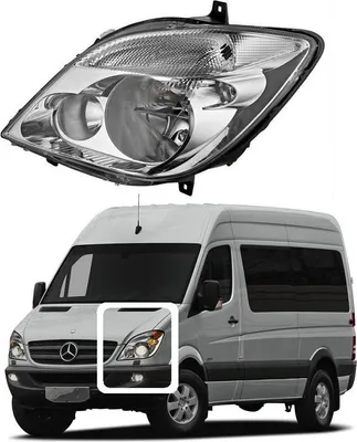 Zdjęcie produktu dla Reflektor lewy Mercedes Sprinter minibus, nadwozie, dok, van | 2007-2014
