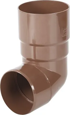 Obrázek produktu pro BRYZA Koleno svodu 89° plastové Ø 90 mm, Hnědá RAL 8017