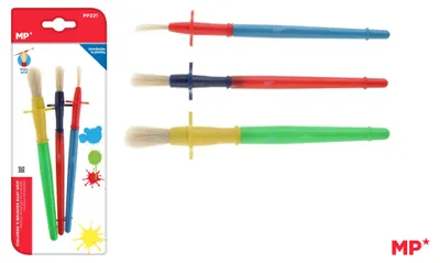 Produktbild von Easy Grip Pinselset für Kinder, 3-teilig