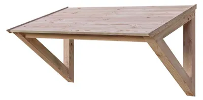Produktbild von SKAN Holz Vordach Peol natur 148x87 cm