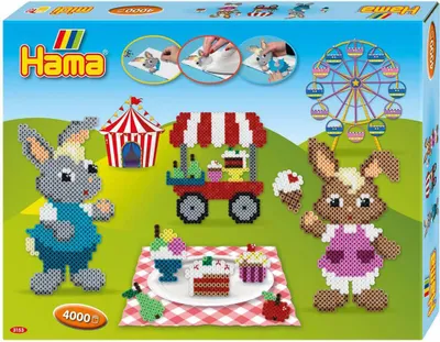 Produktbild von Hama Geschenkpackung Jahrmarkt Midi-Bügelperlen
