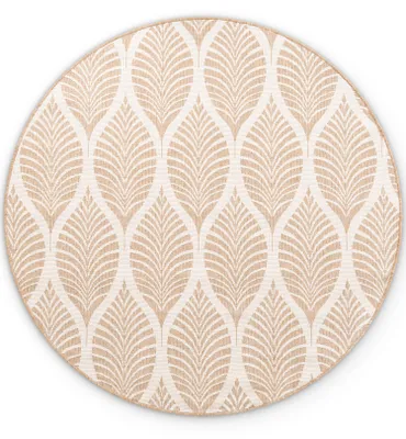 Image de Hanse Home : Tapis intérieur et extérieur, résistant aux intempéries, robuste, réversible, modèle Liora, en jute, couleur blanc