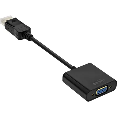 Productafbeelding van InLine 17197B, 0,15 meter, VGA (D-Sub), DisplayPort, Mannelijk, Vrouwelijk, Verguld