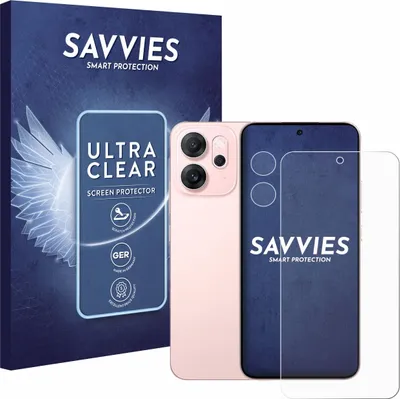 Produktbild von 18x Für Oppo Reno 14 F (Display+Kamera) Schutzfolie Savvies Displayschutz Display Schutz Folie Klar Transparent