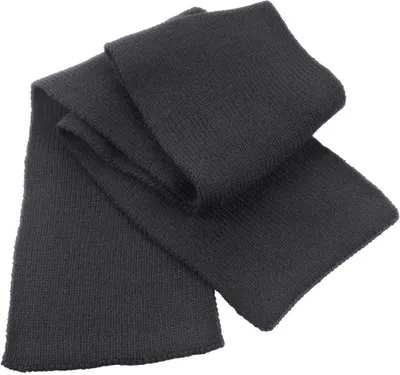 Image de Result Classic Hommes Tricot Thermo Echarpe Hiver BC875 (Taille unique) (Gris charbon)