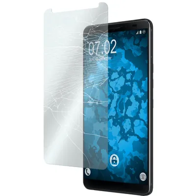 Produktbild von 2er-Pack PhoneNatic Glas-Folie klar kompatibel mit HTC U12+ - Panzerglas für U12+