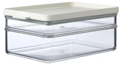 Image de MEPAL 106417032500 MEPAL Frischhaltedosen Omnia 9,4 cm hoch nordic white 1x 0,5 l + 1x 1,2 l, 1 St.