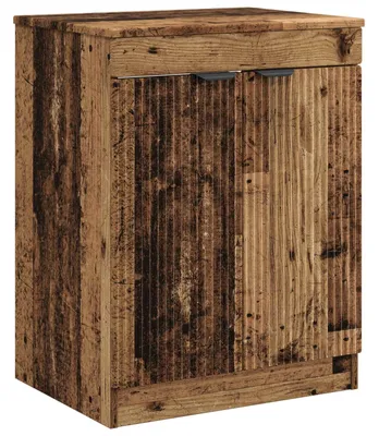 Image de Armoire de salle de bain vidaXL en bois recyclé 54 x 41 x 70 cm, aggloméré