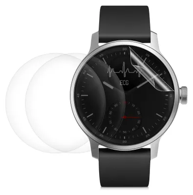 Produktbild von kwmobile 3x Transparente Displayschutzfolie kompatibel mit Withings Scanwatch 42mm - Schutzfolie für Fitness Tracker Displayschutz